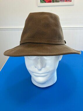 The Natural by Bollman Wool Felt Fedora Outback Hat Brown Lancaster County O/S